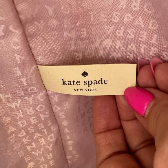 Kate Spade Wright Place Karla Tote 100% Leather Plum Dawn Rioja Large New - Picture 6 of 14